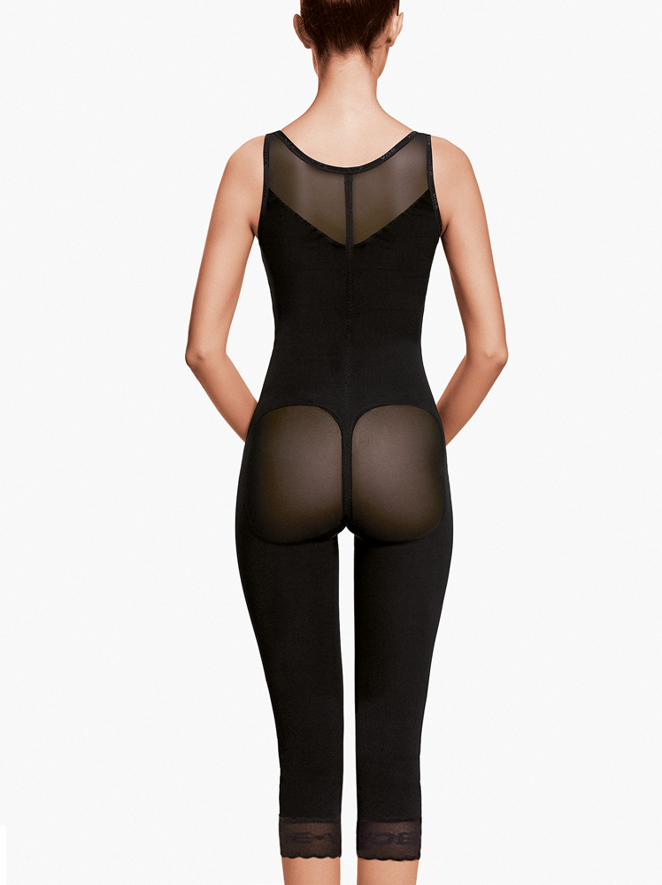 2nd Stage GluteLifting Below the Knee Bodysuit w/Open Buttocks (BE06-B